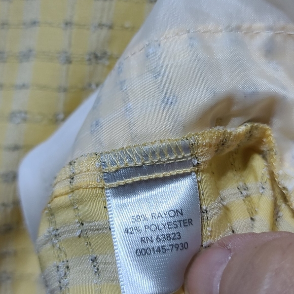 Christopher & Banks button front tunic top - Picture 10 of 11